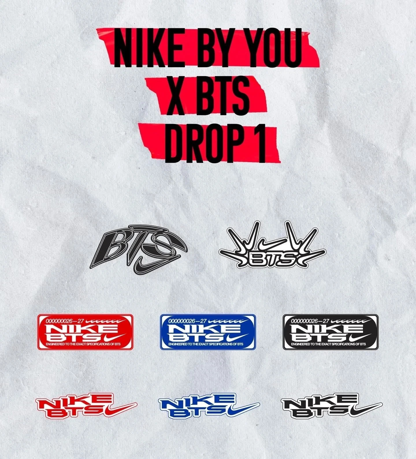 Nike By You x BTS World Tour “Arirang” T-Shirt Custom Design Thailand