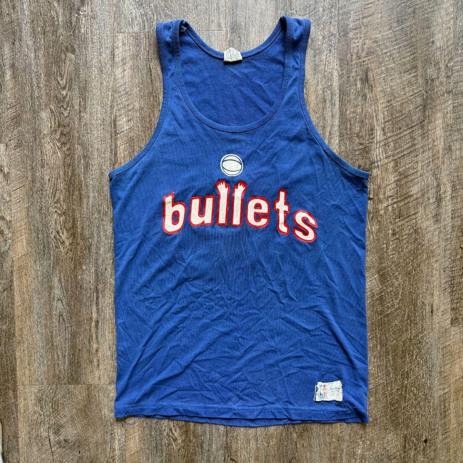 Vintage 1980s Blue NBA Washington Bullets #30 Jersey