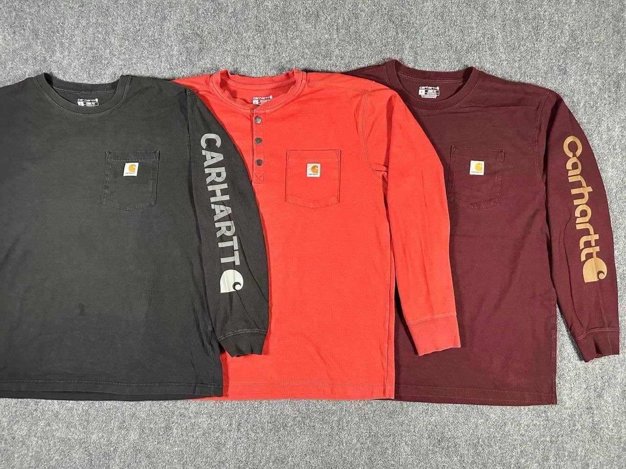 Carhartt Pocket Tee Bundle Lot of 12 Size XL Workwear T Shirts USA Mix