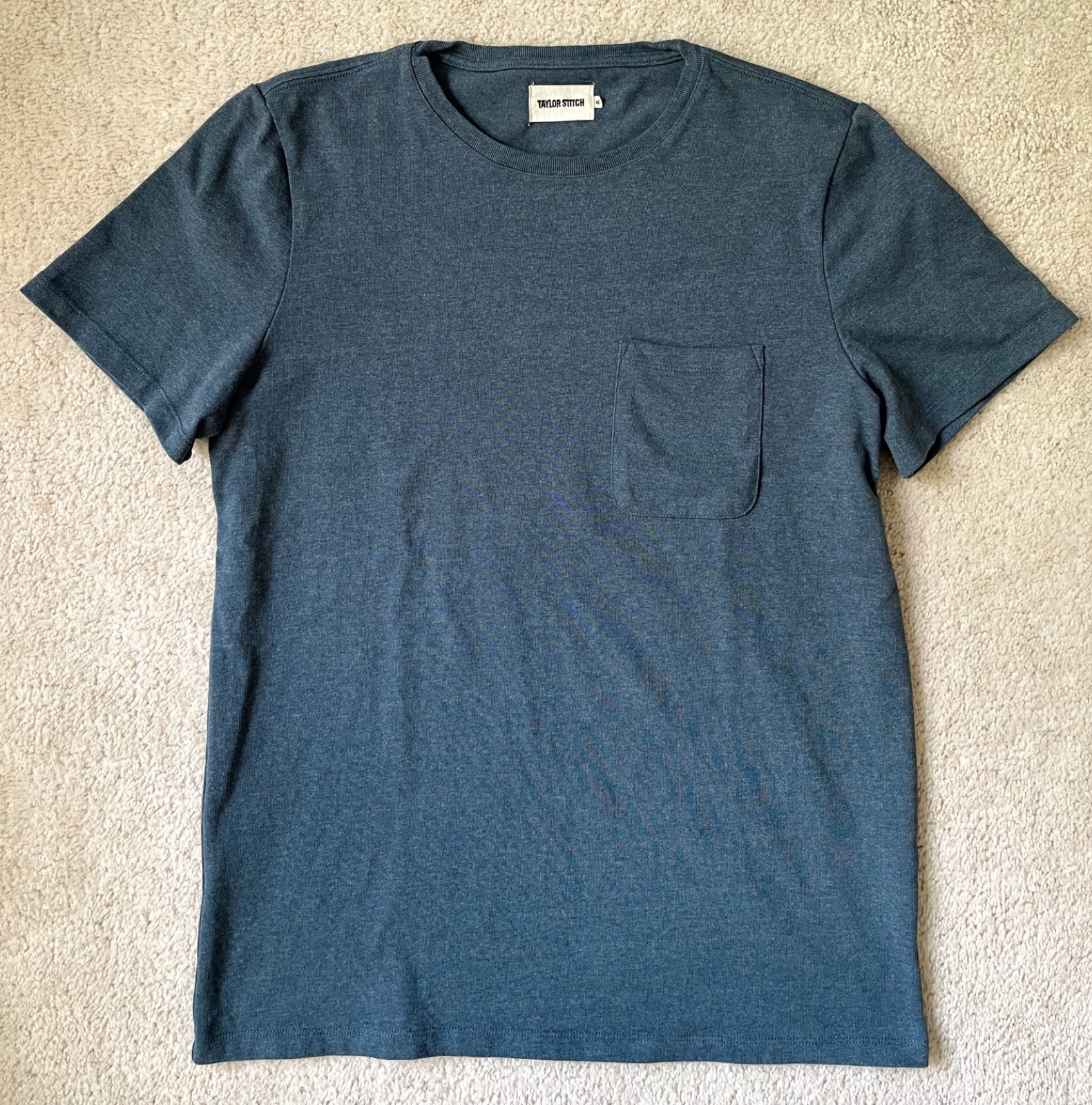 Taylor Stitch Heavyweight T-Shirt | The Heavy Bag Tee | Medium | Color: Storm