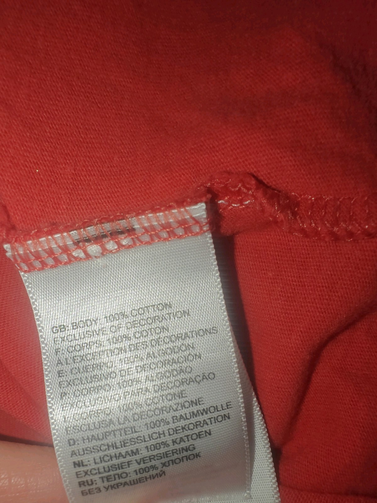 The North Face Men’s Red Graphic Logo T-Shirt XL Regular Fit