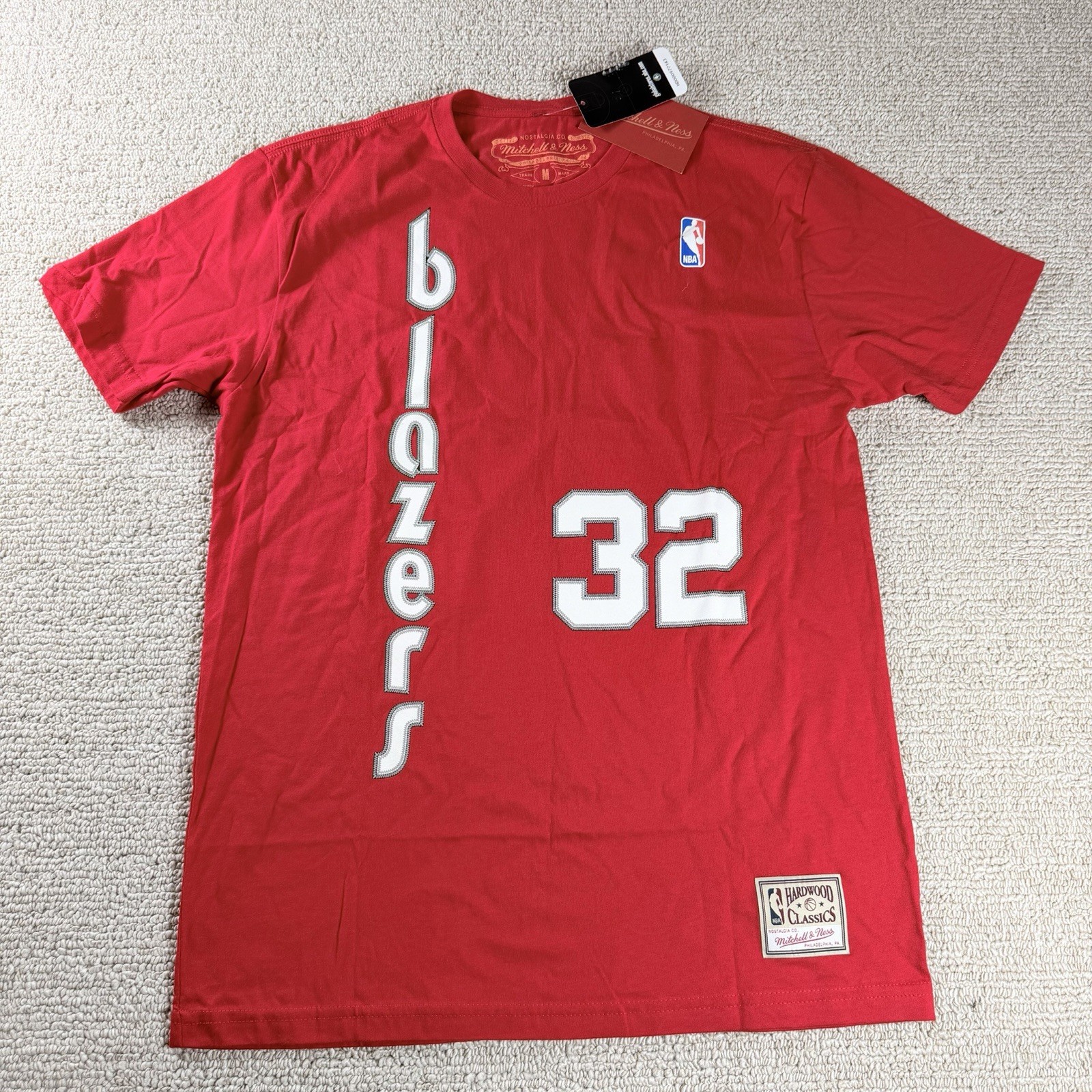 Mitchell & Ness Bill Walton Portland Trail Blazers Jersey T-shirt Men’s Size M