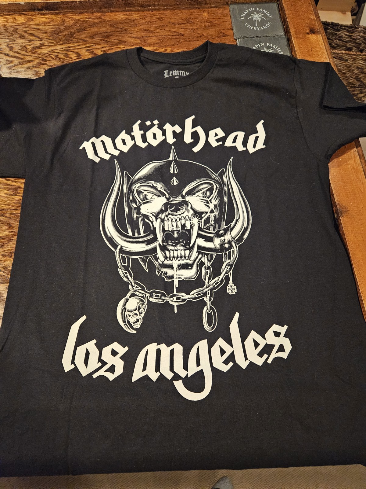 Motörhead Men’s Size M T Shirt From Lemmy’s Lounge At the Rainbow In LA. New.