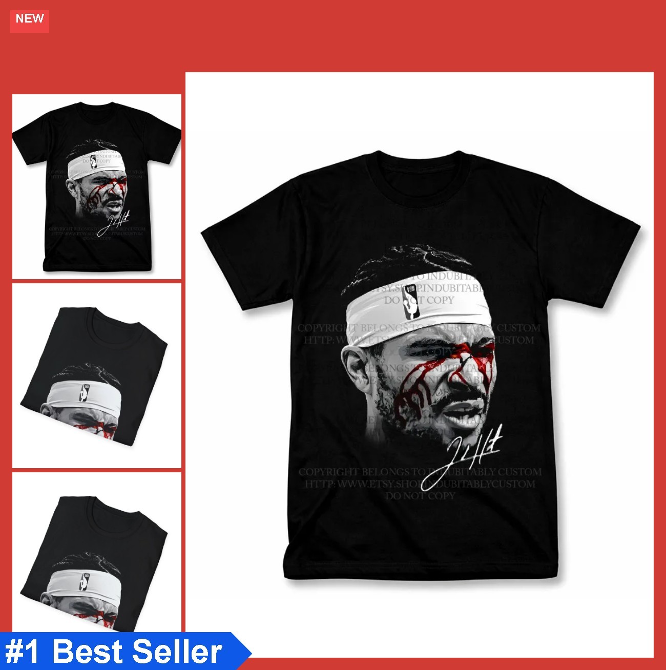 Vintage Basketball Style Tee Bloody Face Knicks Fan Casual Shirt Breathable
