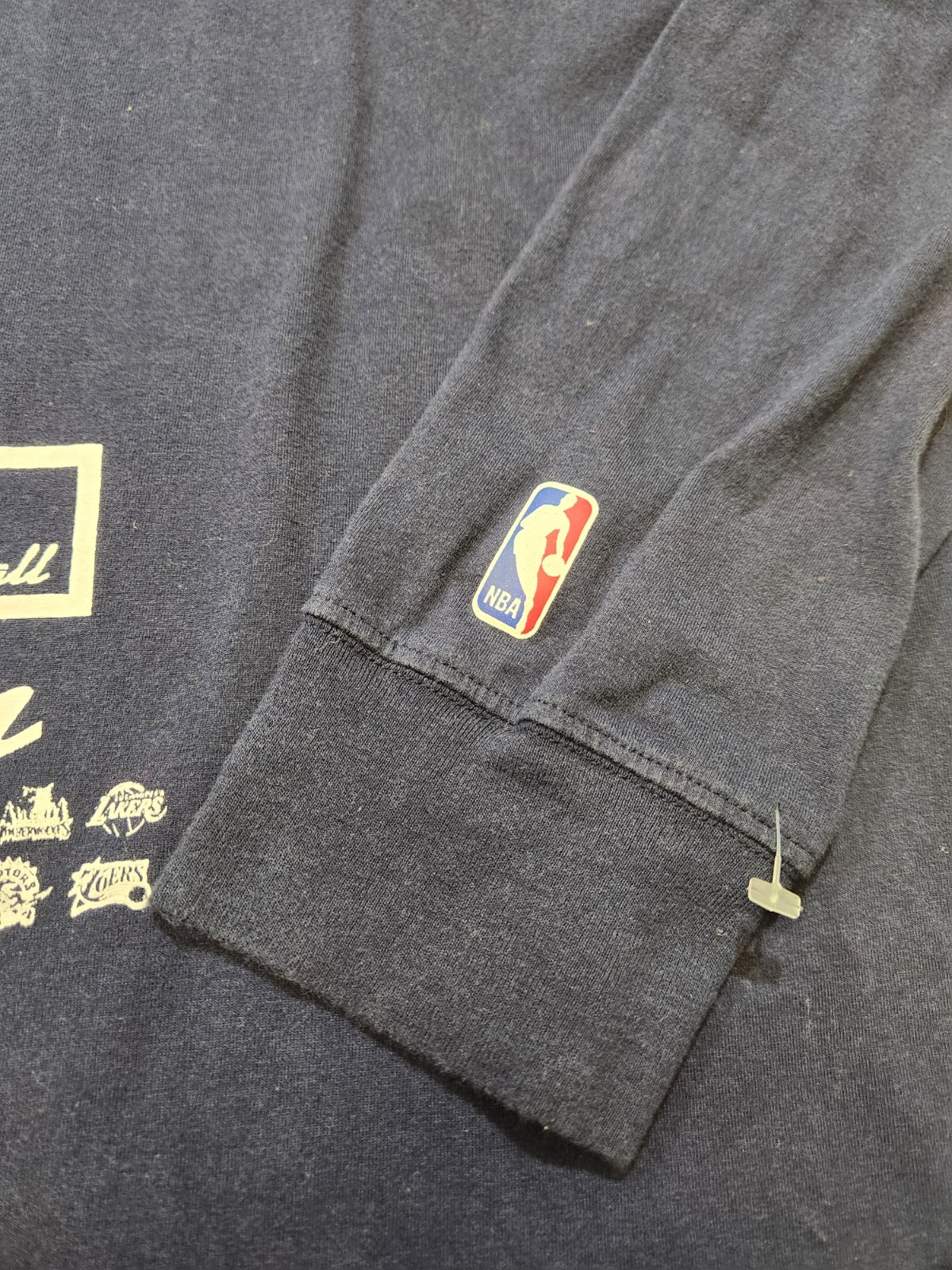 NBA All Teams UNK Official Product Lounge Wear Long Sleeve Blue T-Shirt XL