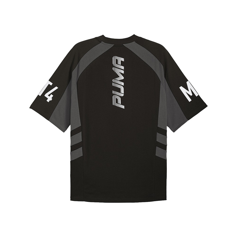 PUMA Bmw M Motorsport Lifestyle Crew Neck Long Sleeve T-Shirt Mens Black Casual