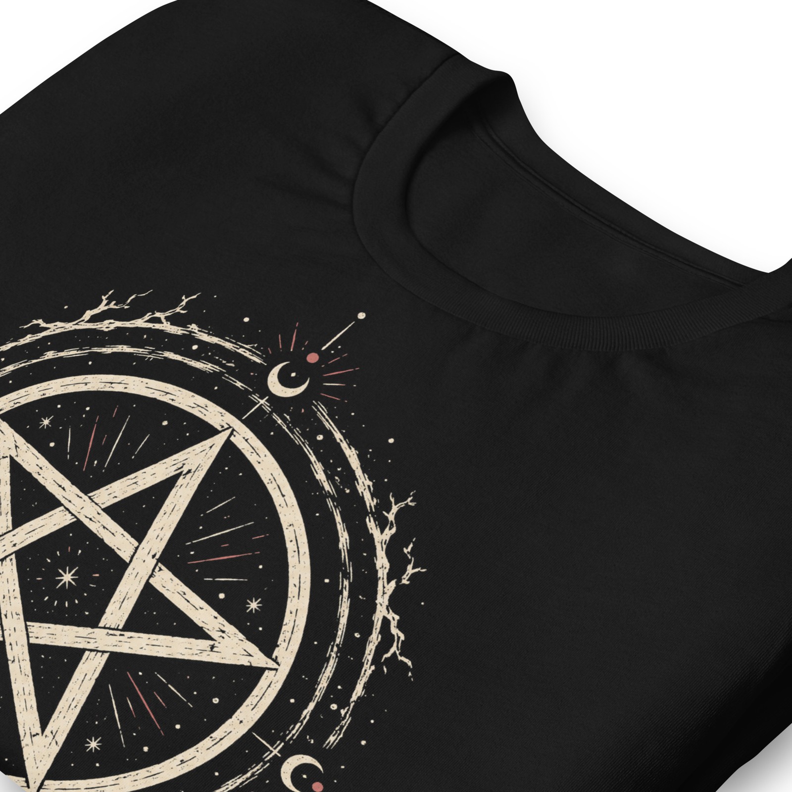 Pentacle Witchcraft T Shirt Occult Pagan Symbol Black Cotton Unisex Tee XS-5XL