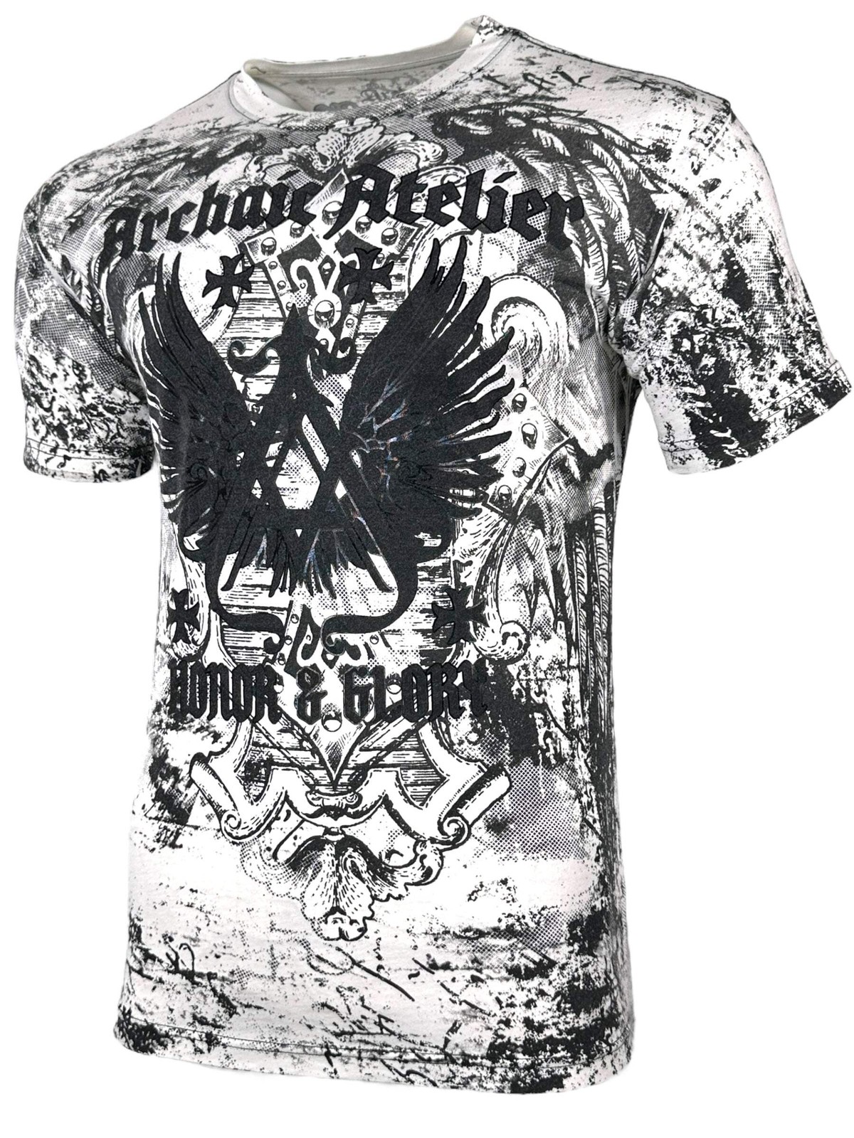 Archaic By Affliction Men’s T-shirt Achilles