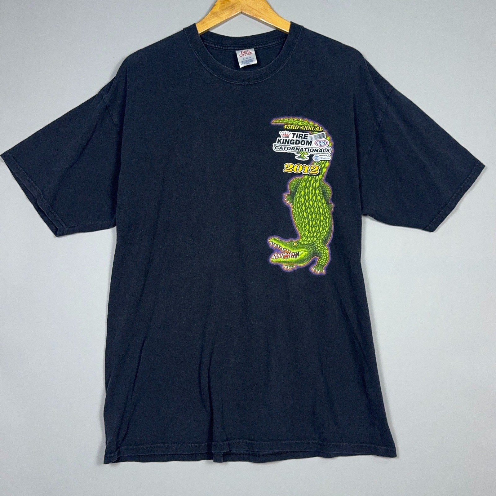 NHRA Gatornationals 2012 T-Shirt Mens Size XL Gainesville Black Racing