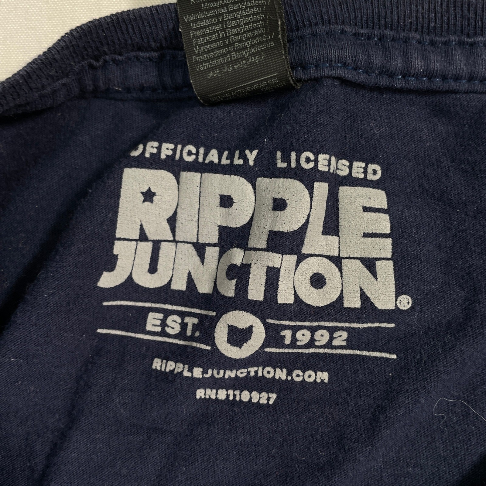Blue Lock Team in Chains Soccer Navy Blue Ripple Junction T-Shirt Men’s LARGE