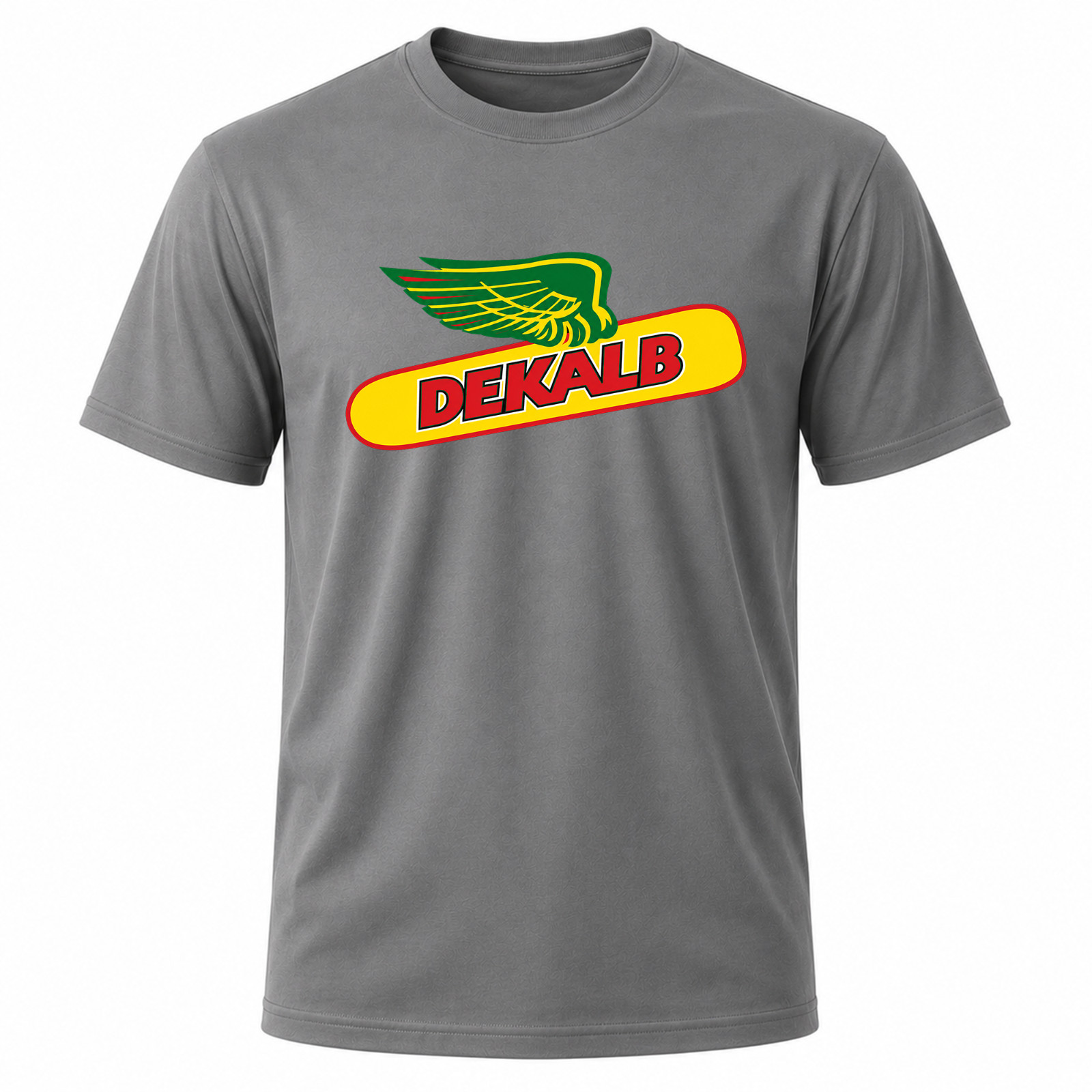 Dekalb Corn Seed Men’s Charcoal Graphic T Shirt Freeships