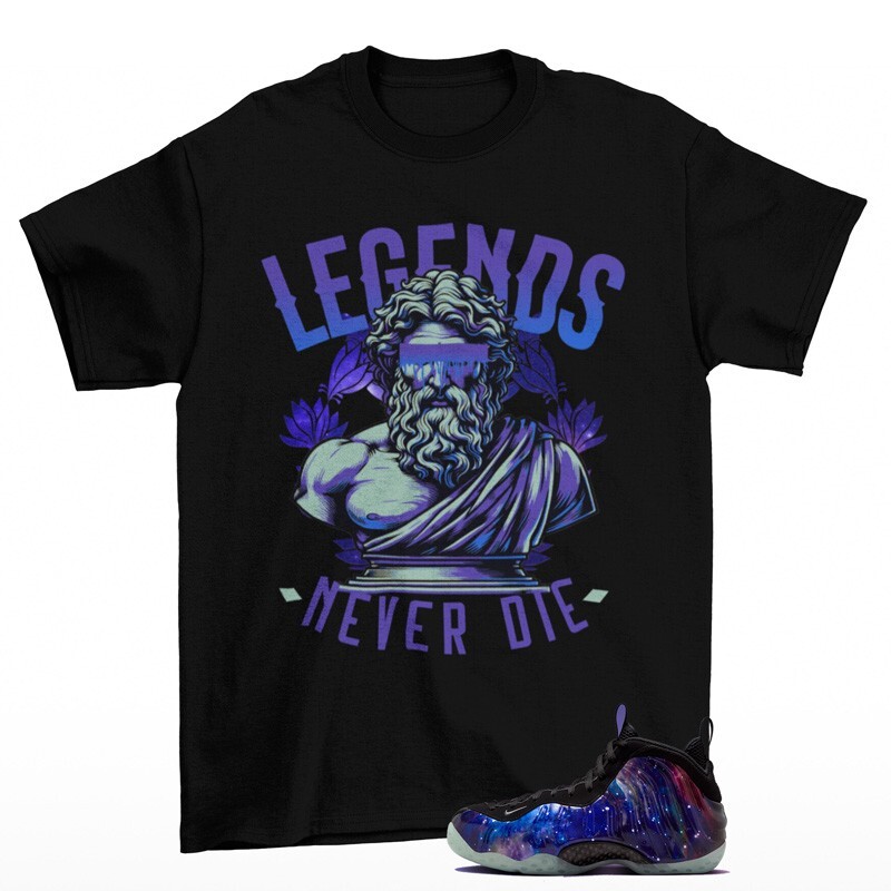 Legendary Sneaker Shirt Black to Match Air Foamposite One Galaxy FQ4303-400