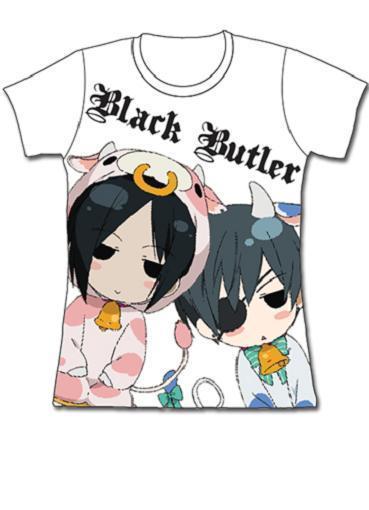 *NEW* Black Butler Chibi Cows Redesign Girl Tee Large (L) T-Shirt