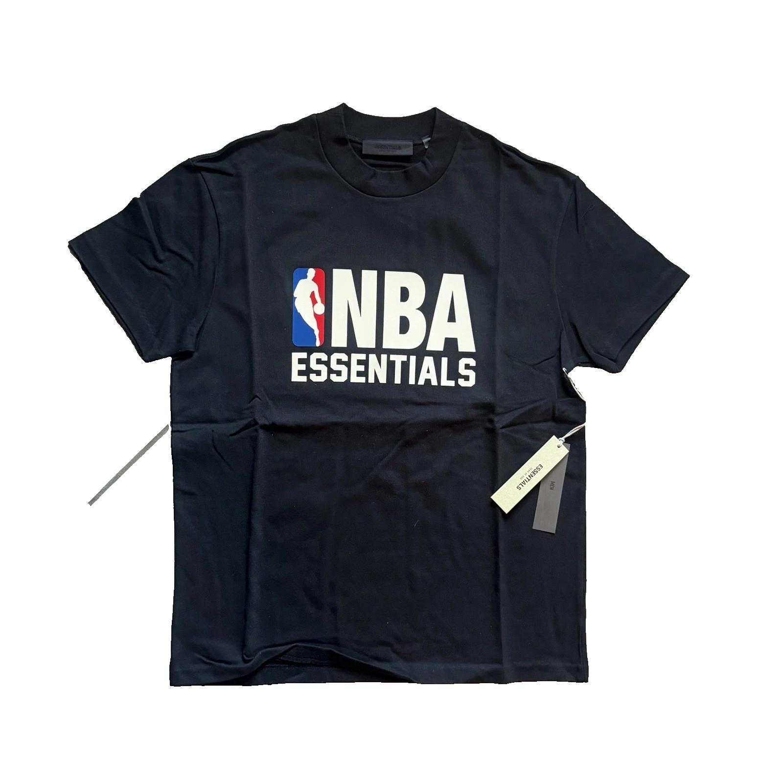 Fear of God Essentials NBA Men’s Cotton Logo Fit T-Shirt Size : MEDIUM