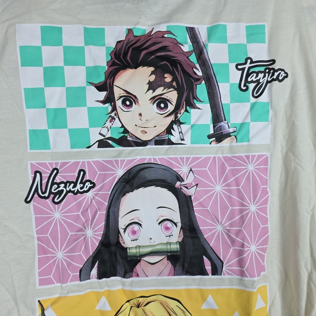 Demon Slayer: Kimetsu No Yaiba Character Panels White XXL T-Shirt