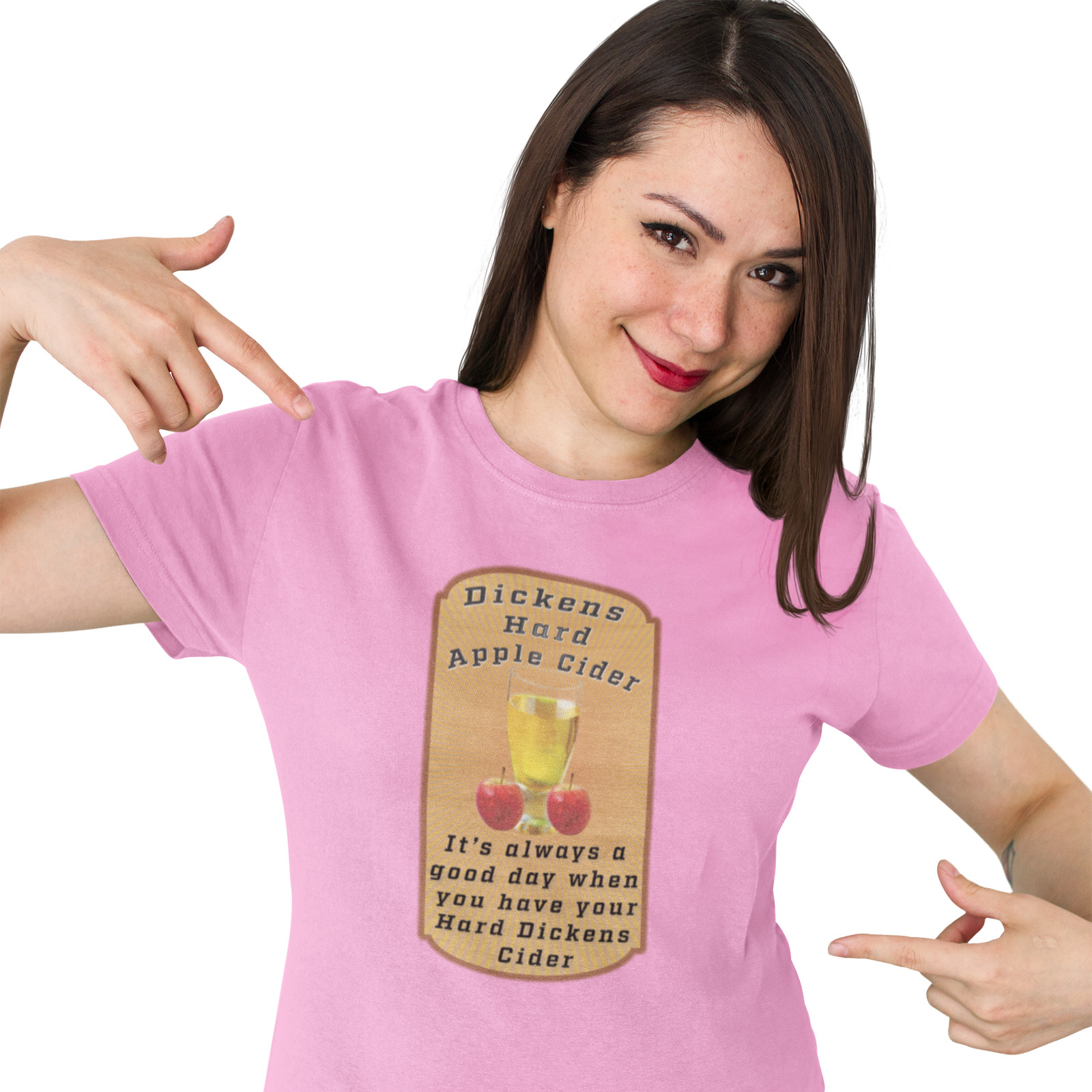 Dickens Hard Apple Cider. Funny sarcastic raunchy gift for him dad her friend