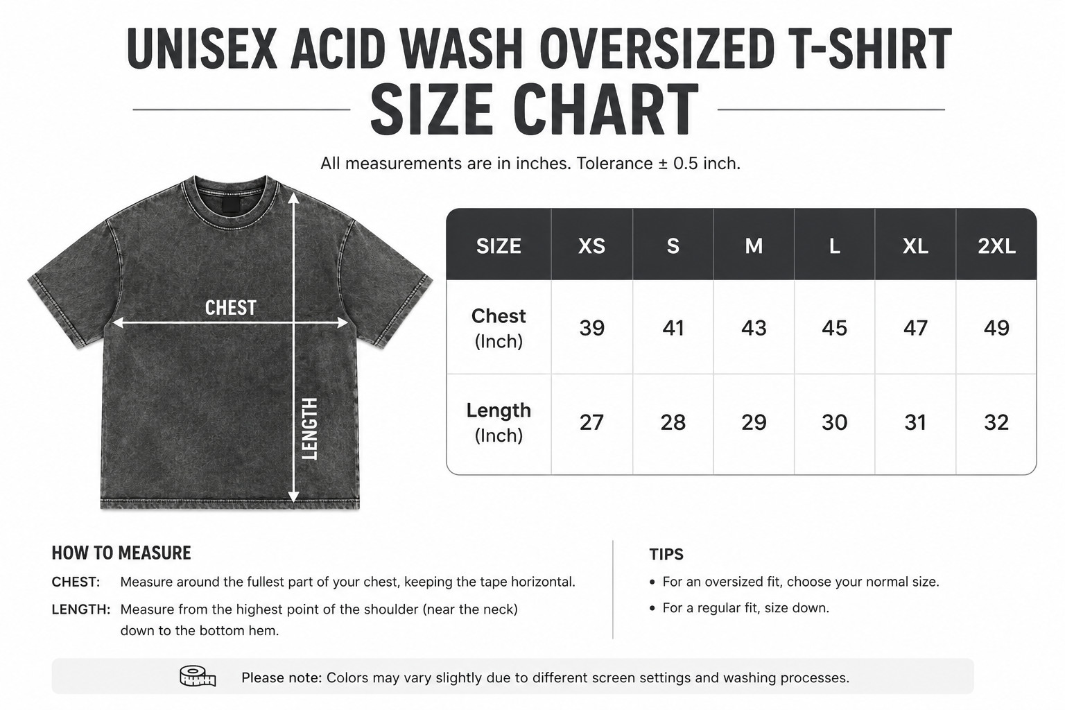 6 PK Unisex Men  Women Acid / stone Wash T-Shirts cotton multicolour ( M )