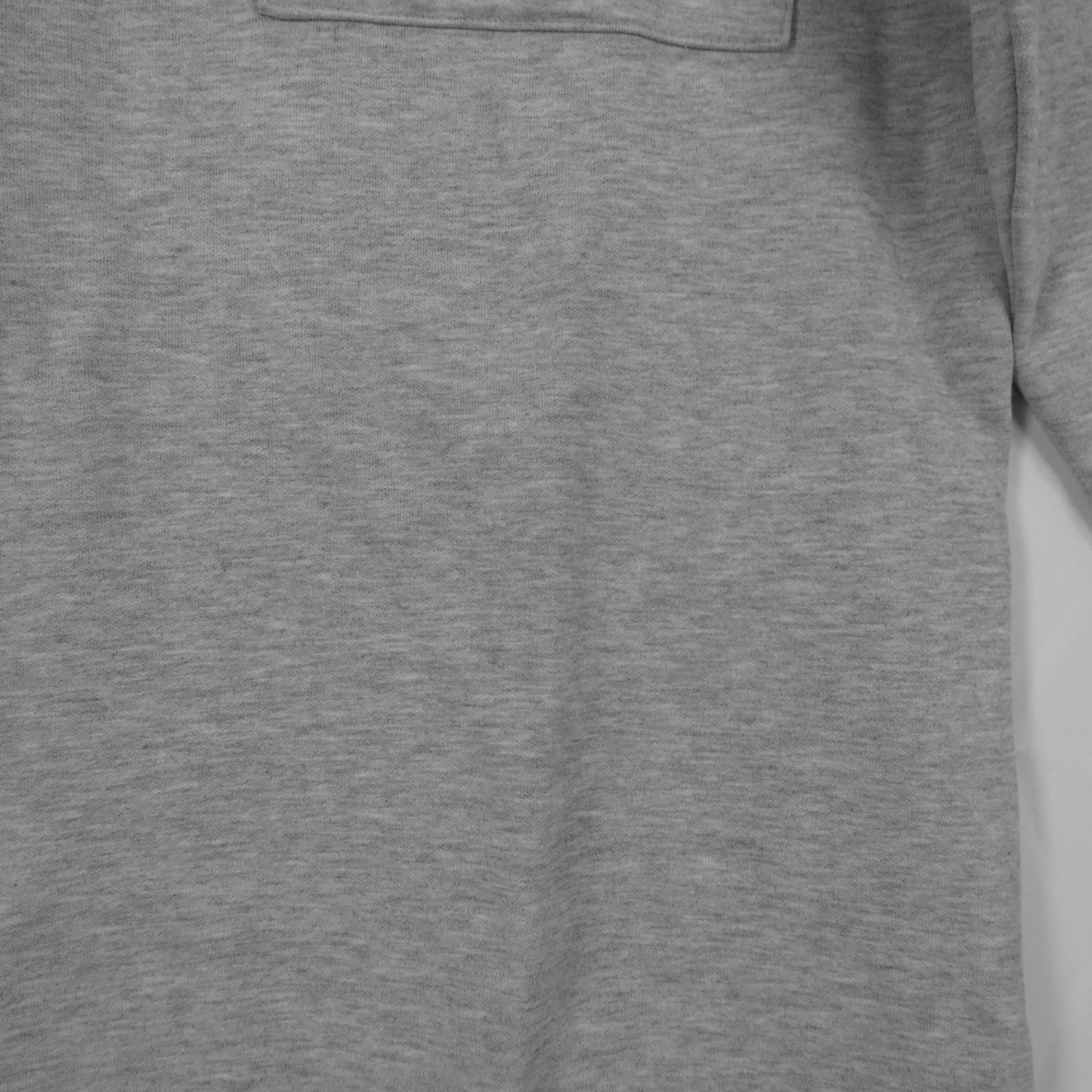 Raith Clothing Pocket T Shirt Tyler Long Sleeve Grey Marl Heavy Blend size S