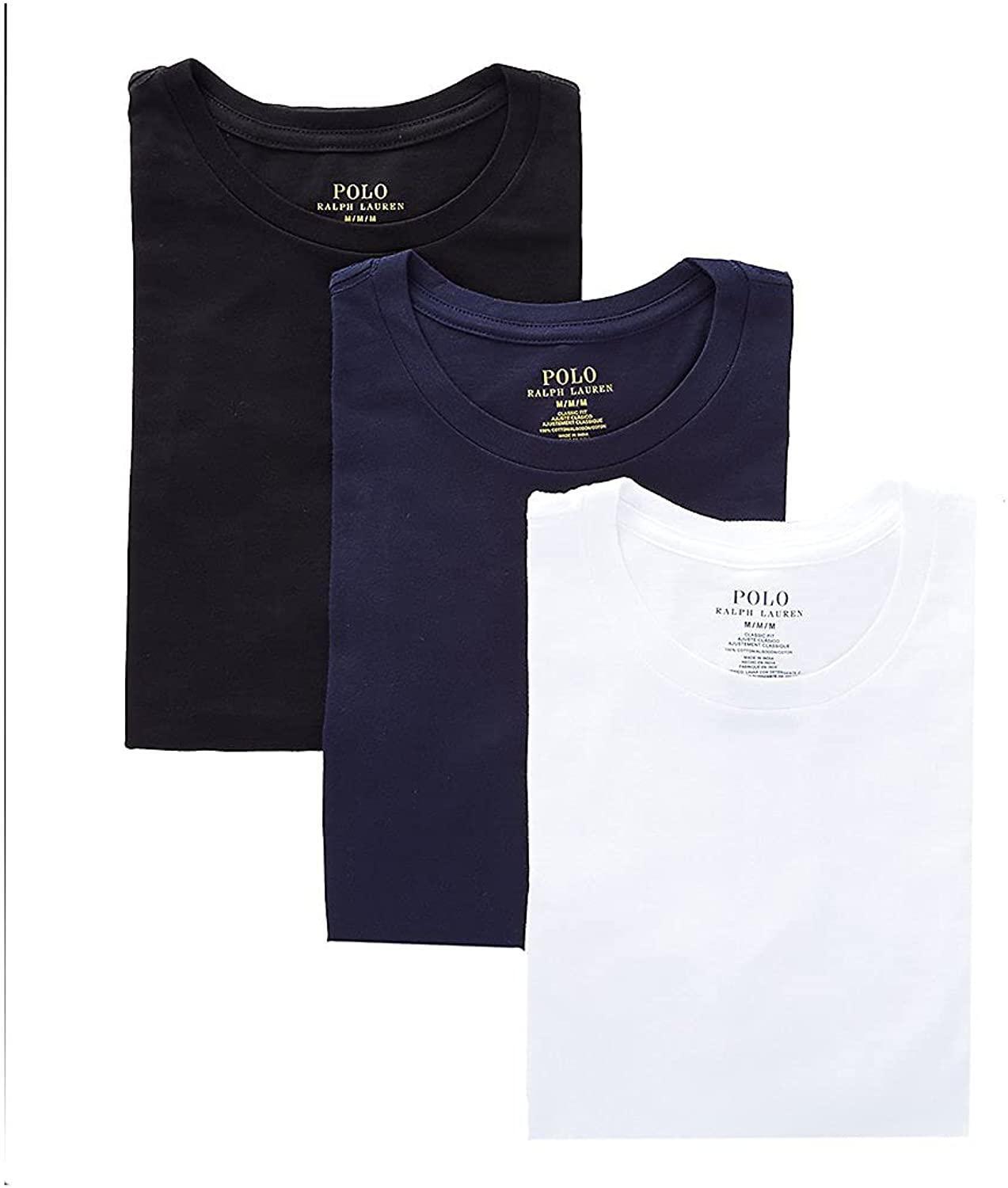 Polo Ralph Lauren 273989 Classic Fit w/Wicking Crews Cruise Navy/White/Black LG