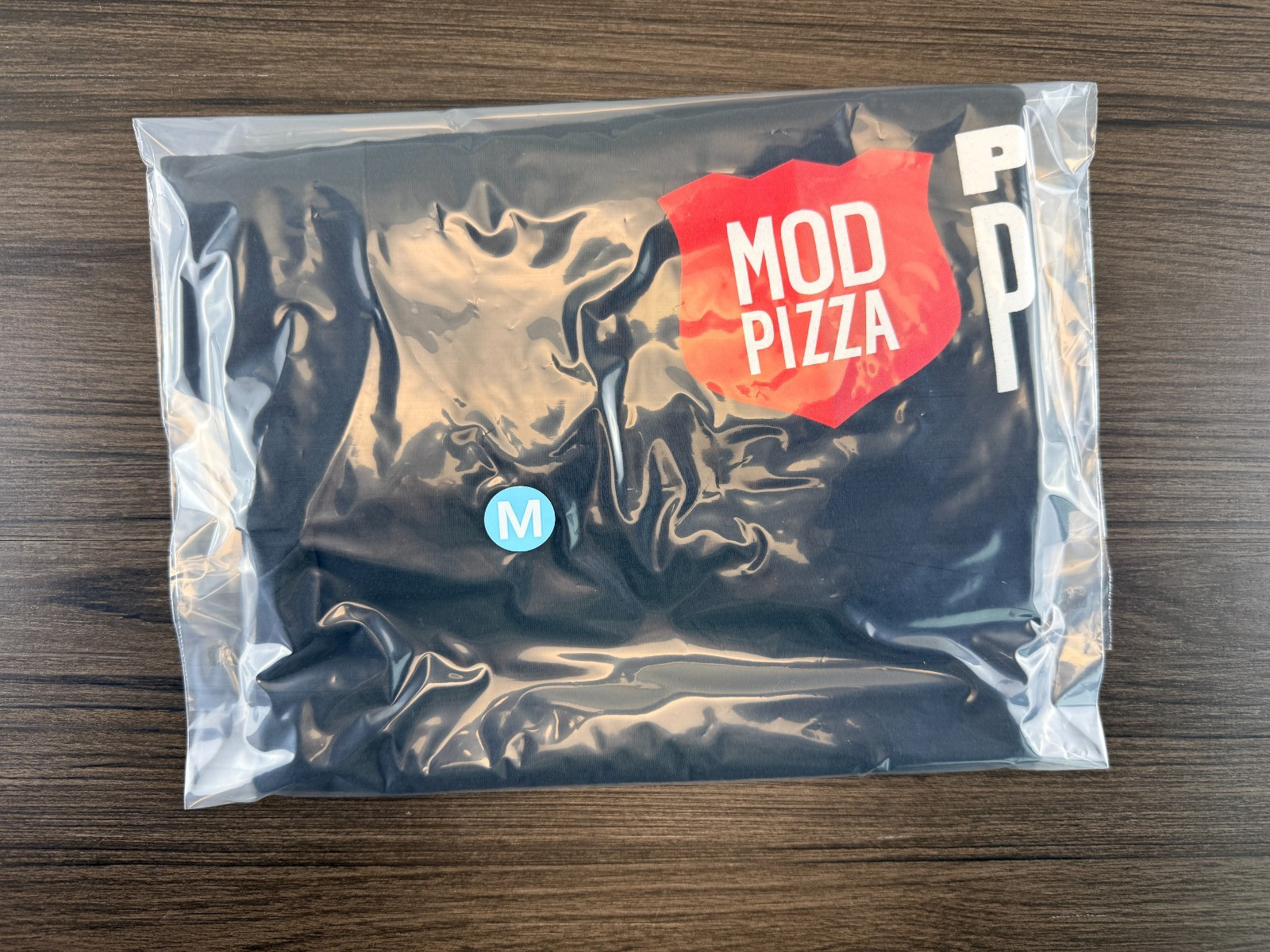 MOD Pizza “Pizza Is Personal” Employee Crew Shirt | Size Medium | Black