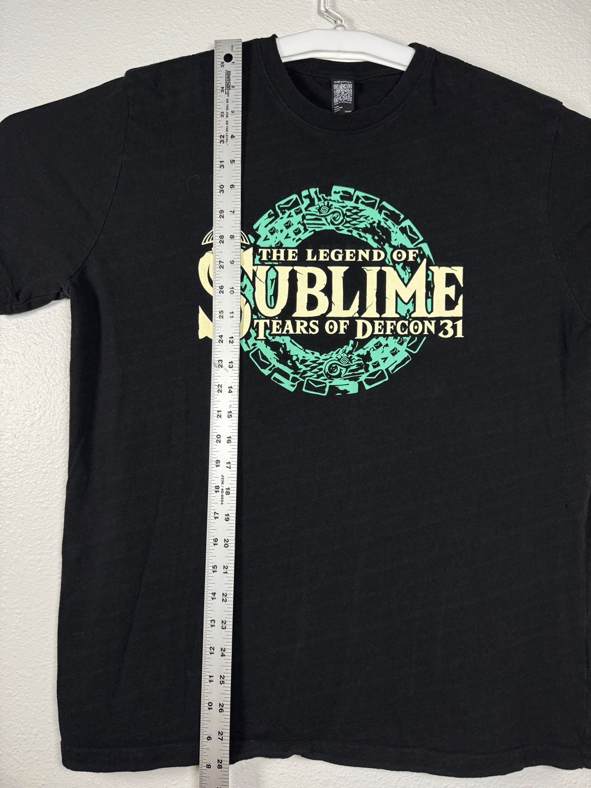 The Legend of Sublime Tears of Defcon 31 Shirt Large Black