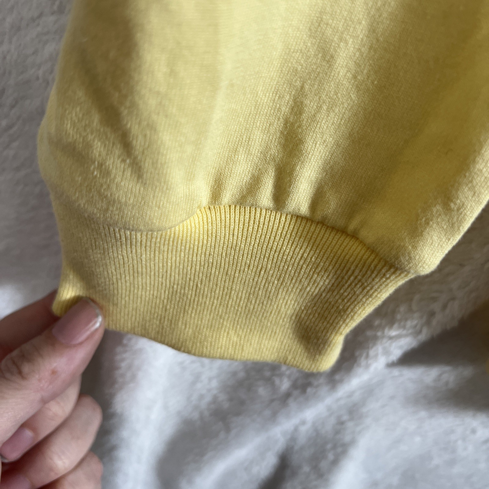 Vans x Daniel Johnston Hi How Are You Alien Yellow Long Sleeve Shirt Size Medium