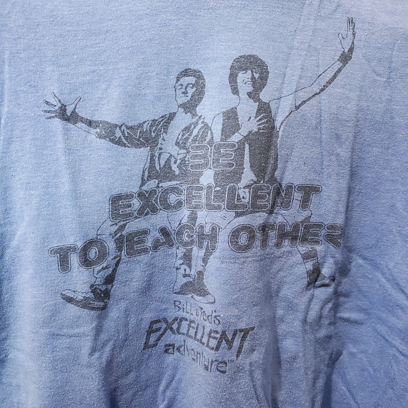 Be Excellent To Each Other Bill & Ted’s Excellent Adventure Movie T-Shirt Blue S
