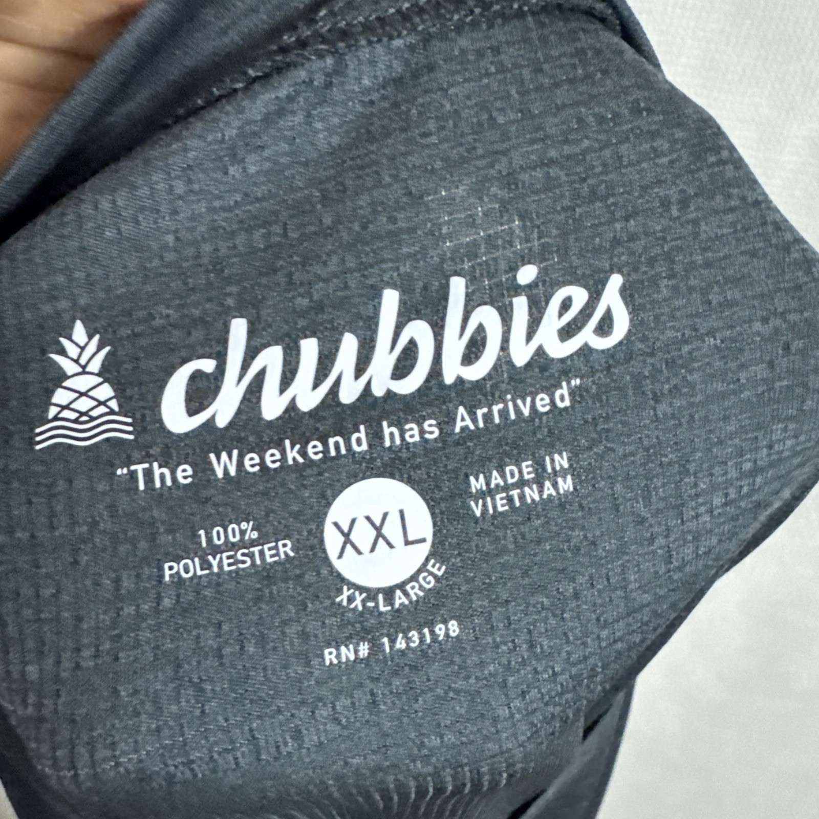 Chubbies Men’s Size XXL Lightweight The Weekend Has Arrived Short Sleeve T-Shirt