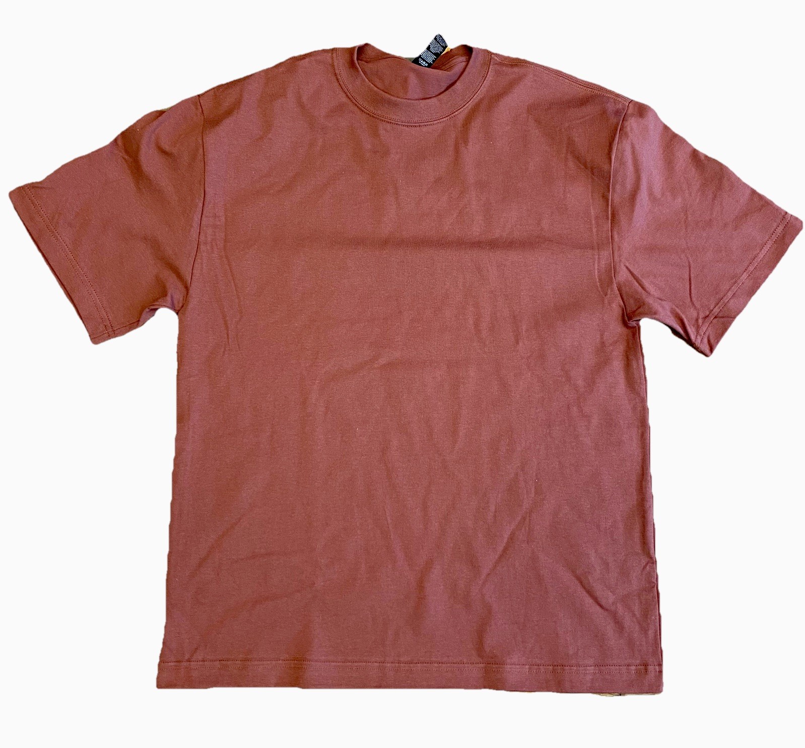 Heavyweight District T-shirt Burnt orange color (Blank) Machine Washable