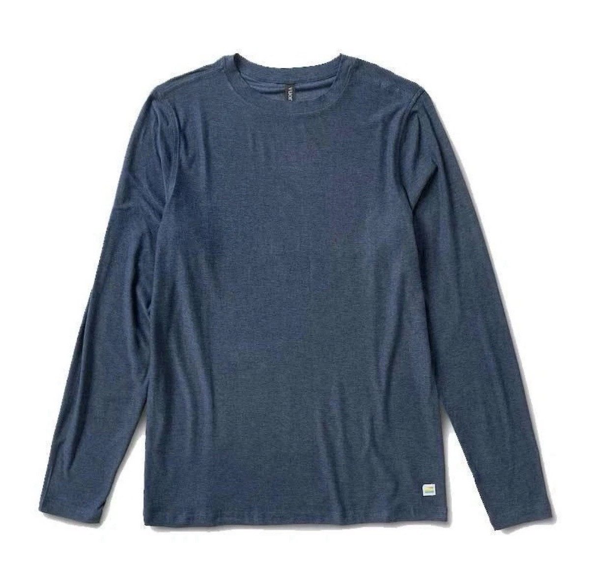 Vuori Men’s XL Men’s Long Sleeve Strato T-Shirt Stretch Solid Blue