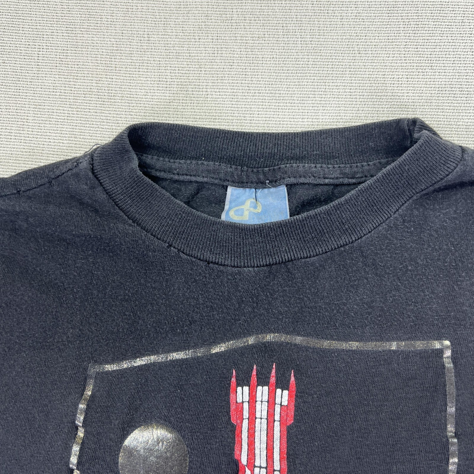 Vintage 90s Brugge Belgium Shirt Mens L Black Graphic Travel Souvenir T-Shirt