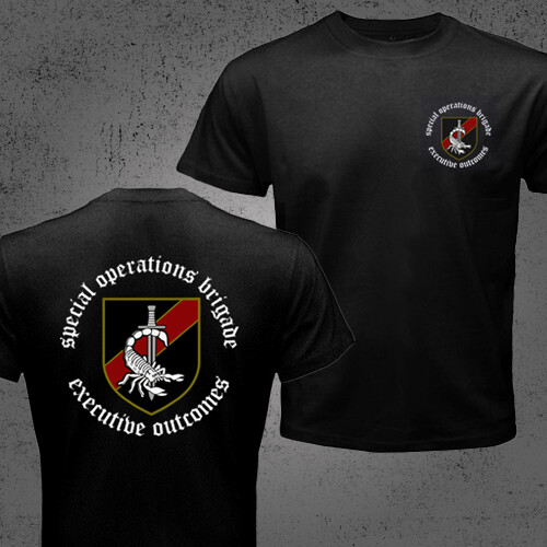 Executive Outcomes Mercenaries Angola South Africa Koevoet Army Military T-shirt