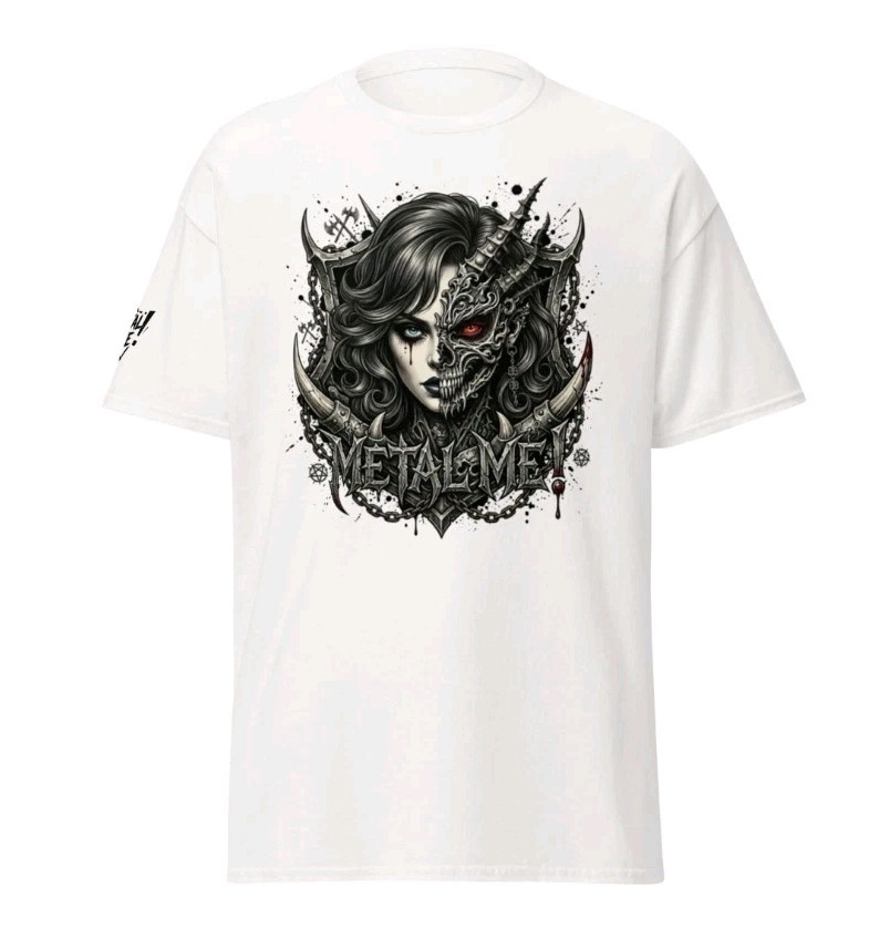 T-shirt Graphique “Split Face” – Metal & Gothique, dark fantasy, heavy metal