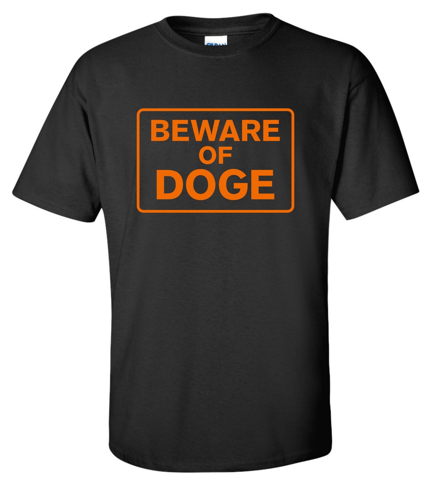 “Beware of Doge” T-Shirt trump elon musk maga american patriot flag