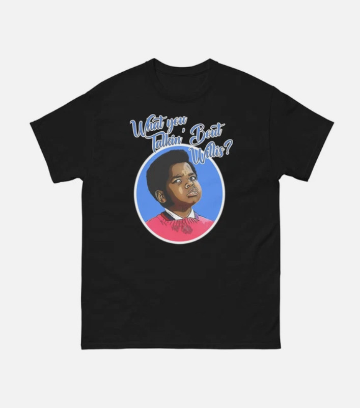 80s vintage tee- What you tlkin bout willis Tshirt different strokes tv show