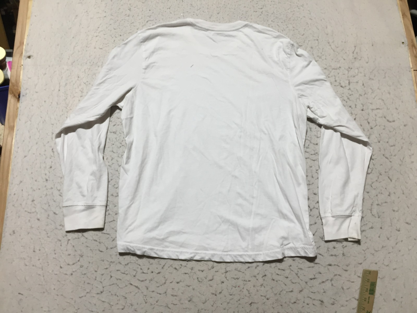 Eddie Bauer T Shirt Mens XL White Long Sleeve Crew Neck Soft