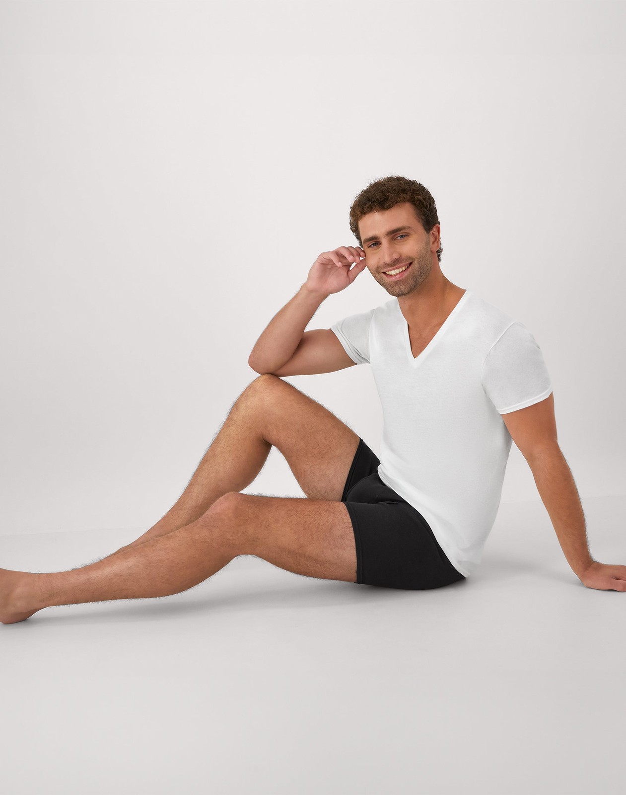 Hanes Men’s FreshIQ Undershirt 6-Pack V-Neck Men’s Shirts TAGLESS Comfort Soft
