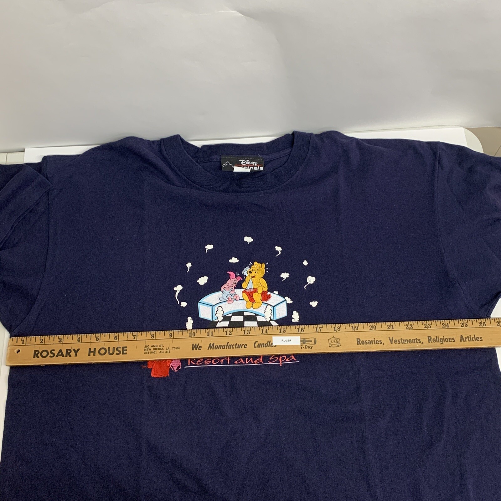Disney Originals Single Stitch Embroidered Shirt 100 Acre Wood Resort and Spa