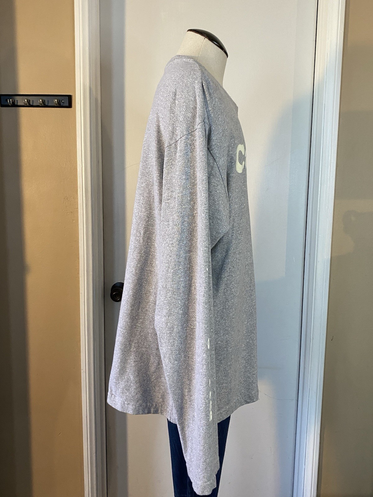 Roots Canada True Strong Free Long Sleeve Shirt Adult Large Gray XL