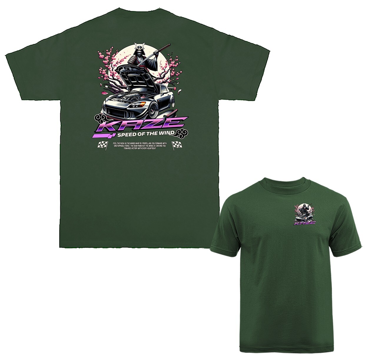 Samurai Car Imported Tuned Custom JDM Sports Car T-shirt