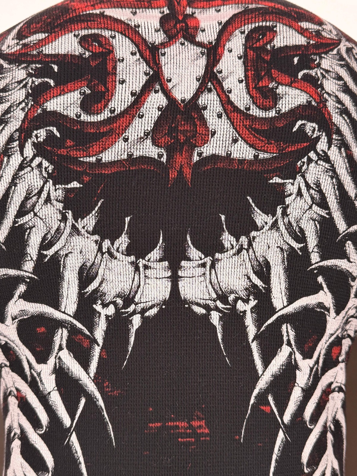 Xtreme Couture by Affliction Men’s Thermal T-shirt Bare Bone
