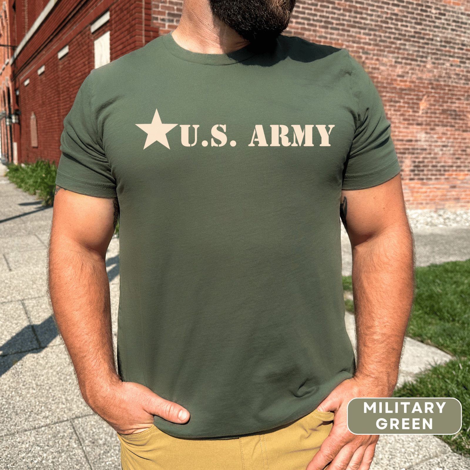 Custom U.S. Army T-Shirt for Army Familys, Graduations Welcome Home and Veterans