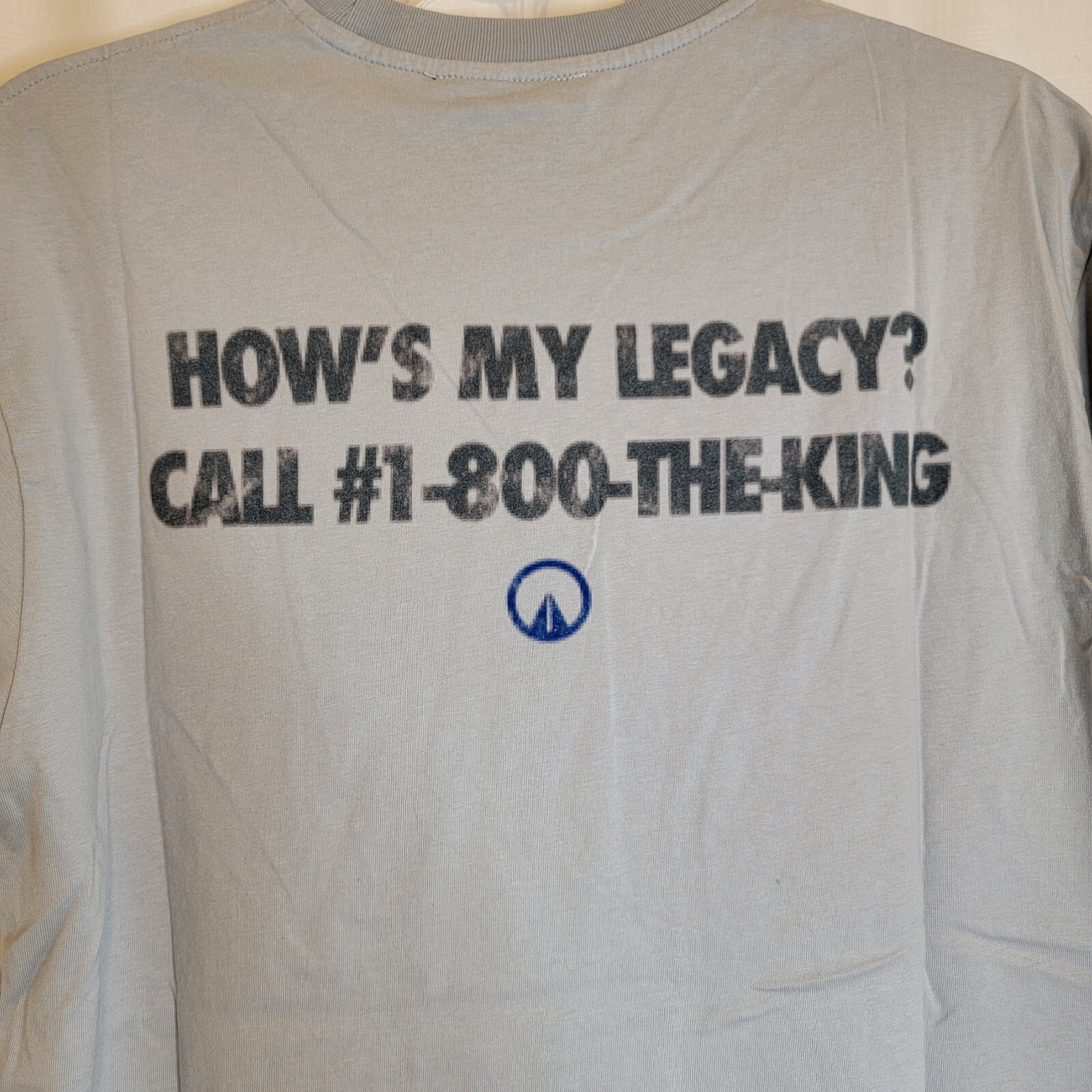 UNKNWN LeBron James Men’s Legacy Boxy T-Shirt Gray/Blue MED New With Tags