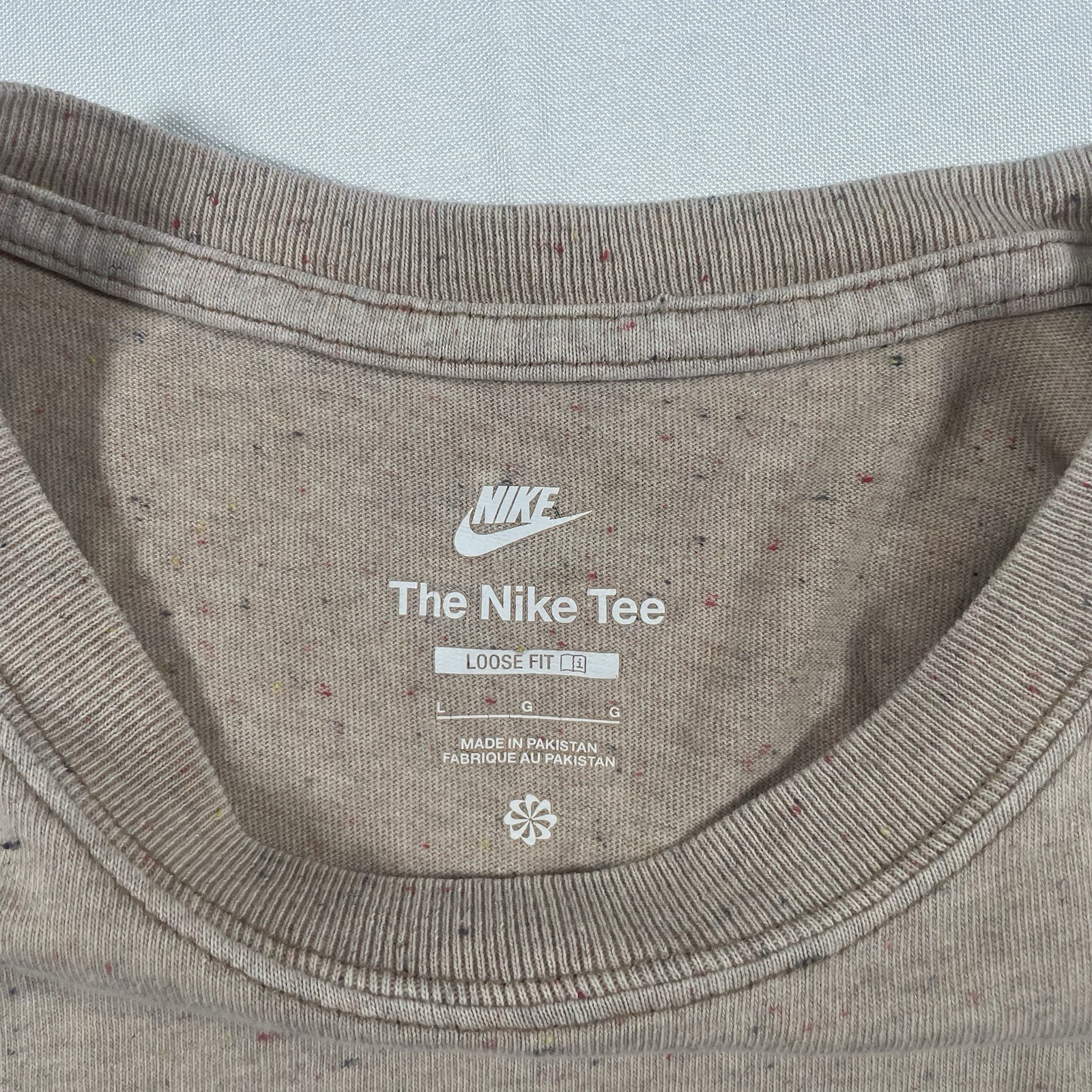 Nike Tee Shirt From Beaverton With love Large Loose Fit Embroidered Logo Casual