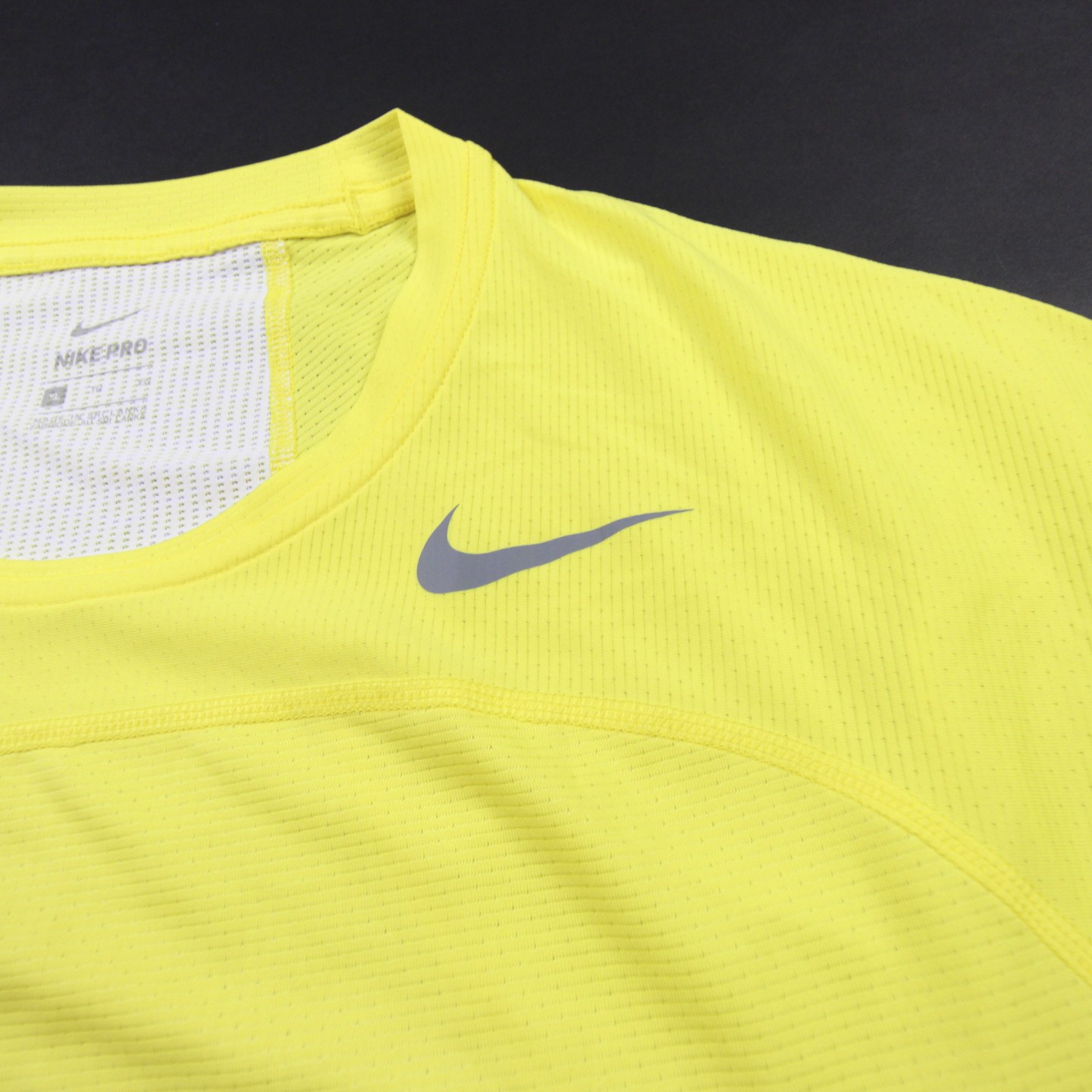 Nike Pro Short Sleeve Shirt Men’s Yellow New without Tags Multiple Sizes