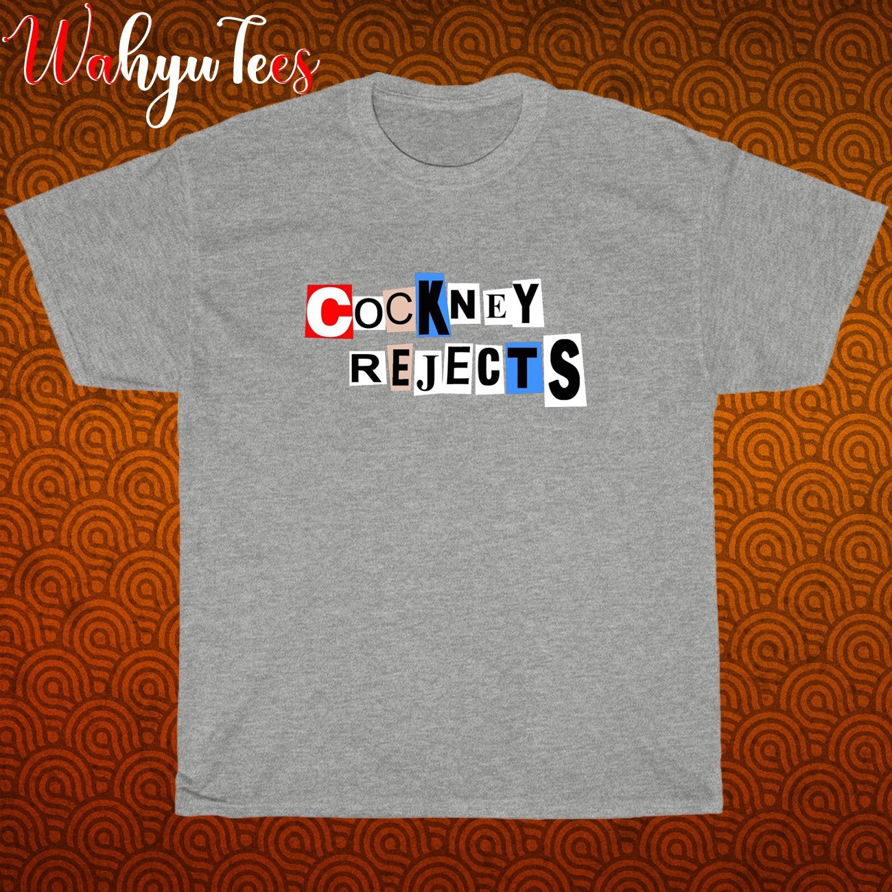 COCKNEY REJECTS Logo Black/Grey/Navy/White Size S-5XL Unisex T-Shirt