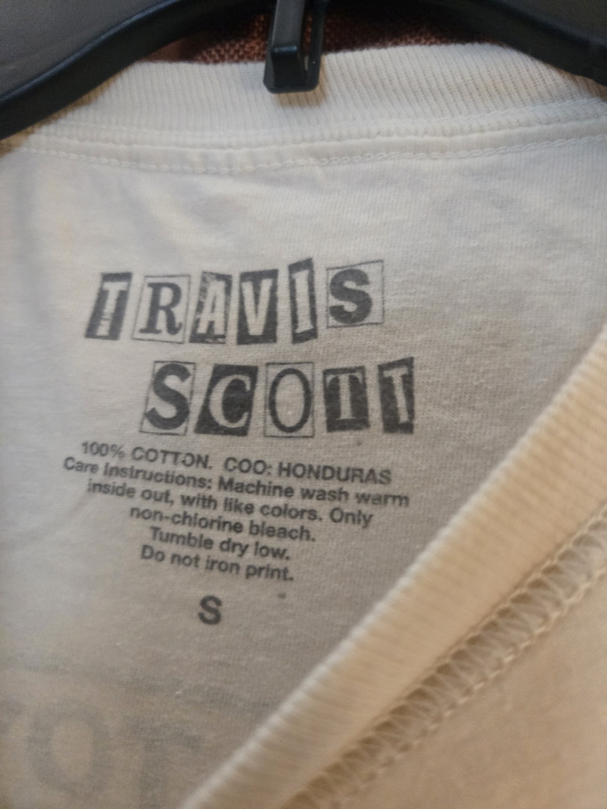 Travis Scott Men’s Off White Hood Toyota Birds Archive Long Sleeve Tee S