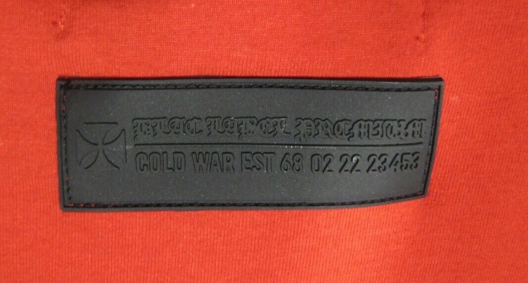 Blac Label Premium Red Lifestyle Obsession Graphic Carpe Diem Patch Size L