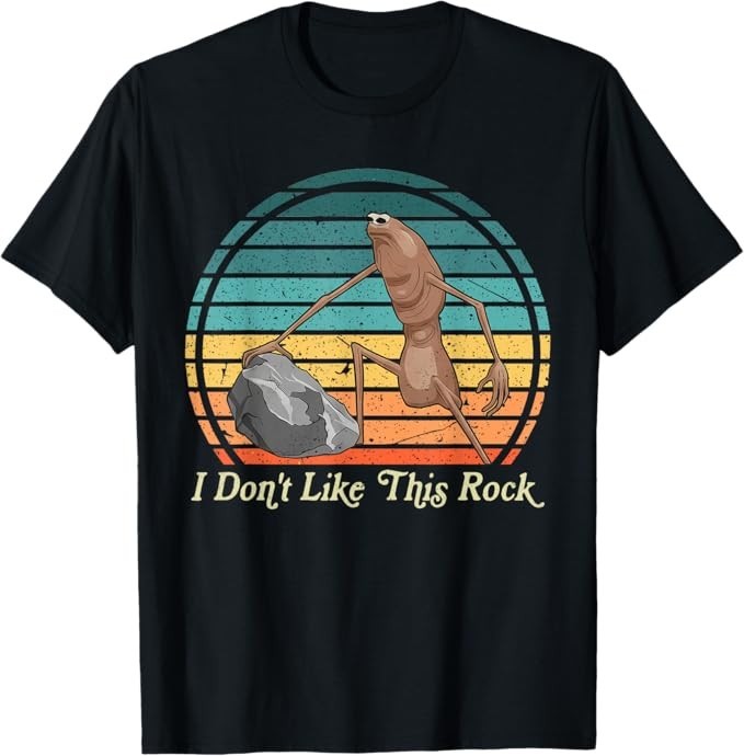 Retro Marcus The Worm I Don’t Like This Rock T-Shirt