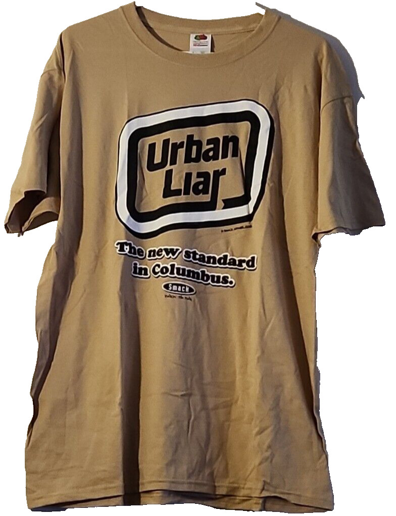 smack apparel Urban liar tan Fruit of the loom t shirt